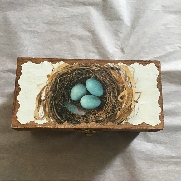 Wood Trinket Box - Picture 1 of 11